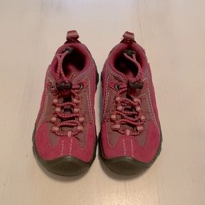 Keen purple Parker trail hiking shoes toddler girl size 9